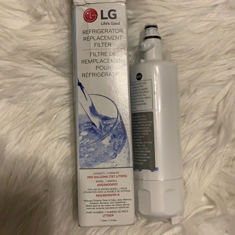 LG refrigerator filter capacity 200 gallons. NWT